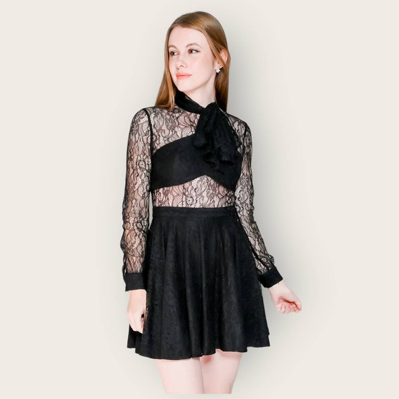 Jay Godfrey Zandari Lace Mini Dress - Picture 2 of 15